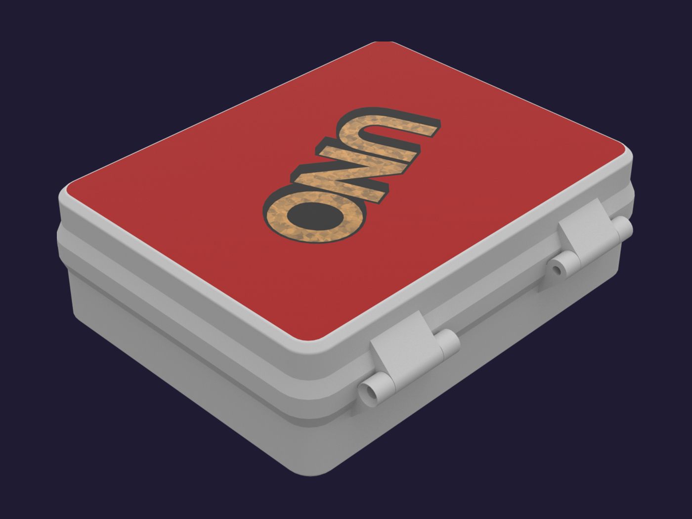 Render de la caja vista desde atrás.
